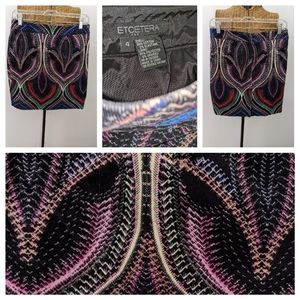 Etcetera funky print skirt 4